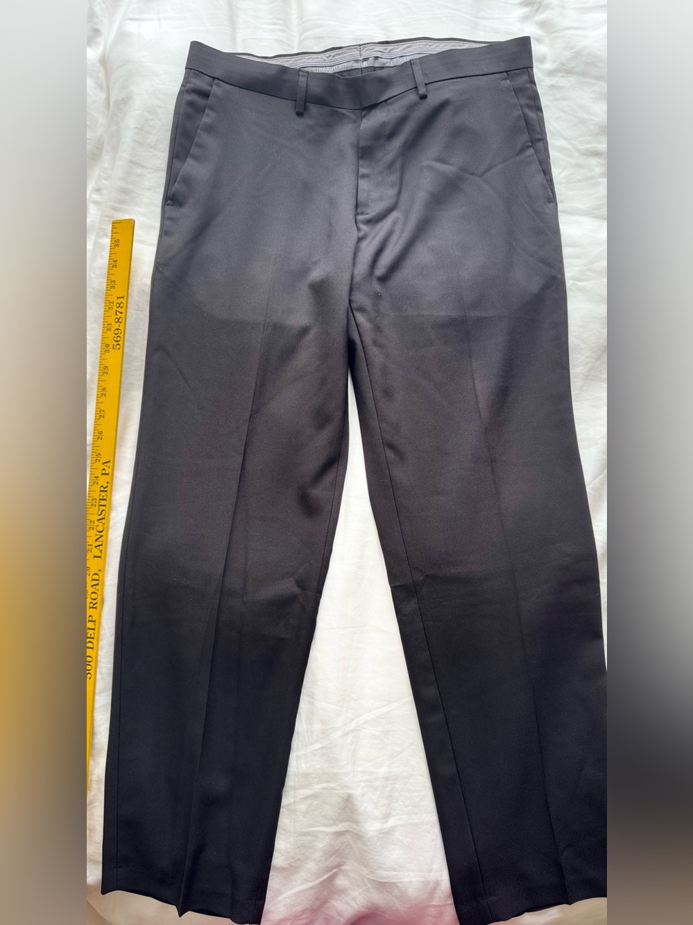 Haggar Men's Dress Pants in Dark Charcoal